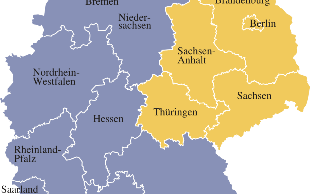 What are the Old and New States in Germany?