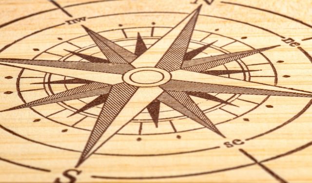 alter Kompass