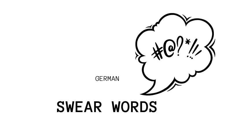 german swear words